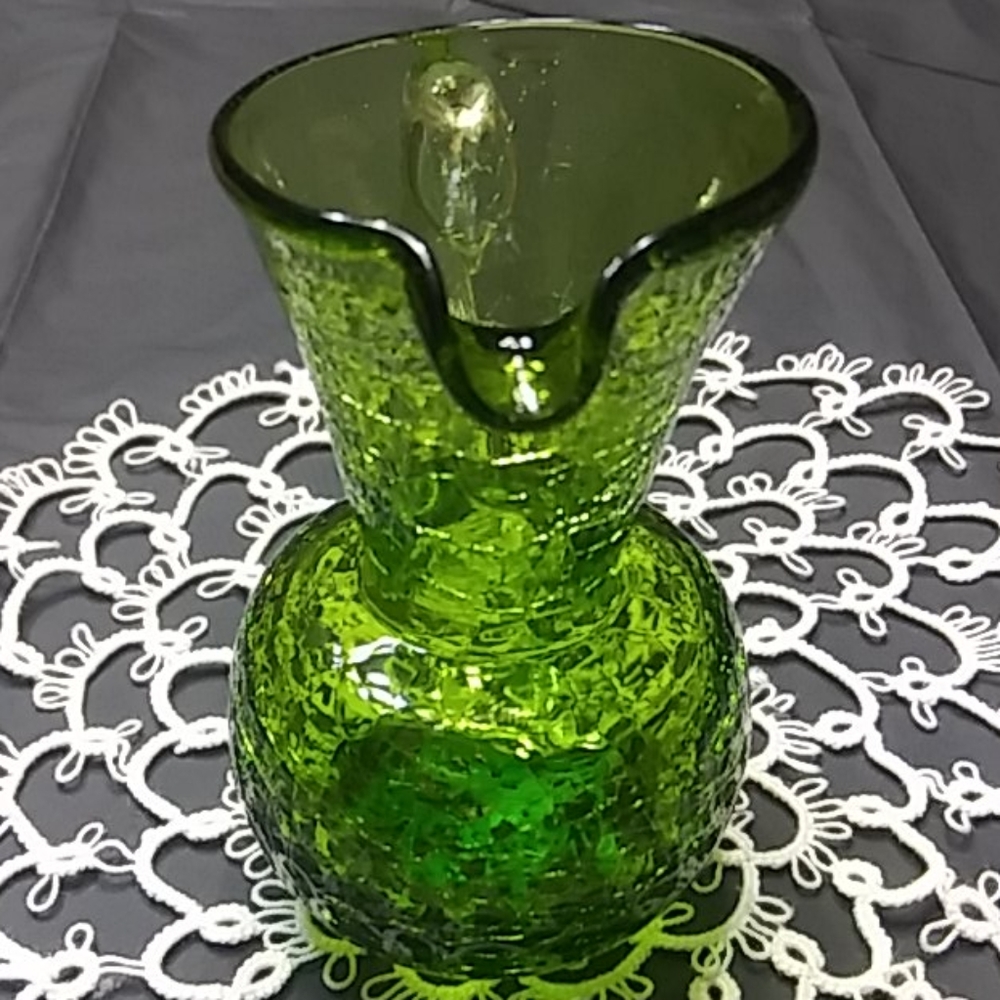 Vintage Crackle Miniature Pitcher - Picture 4 of 4